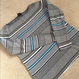 Black white and blue striped sweater💙🖤